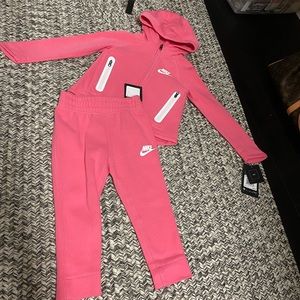 Nike | Matching Sets | Nwt Pink Nike Tech Pack Track Suit Size 2t | Poshmark